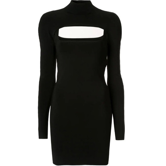 DION LEE “STIRRUP” MINI DRESS, SZ US/2 XS BLACK NWT! - Picture 5 of 16